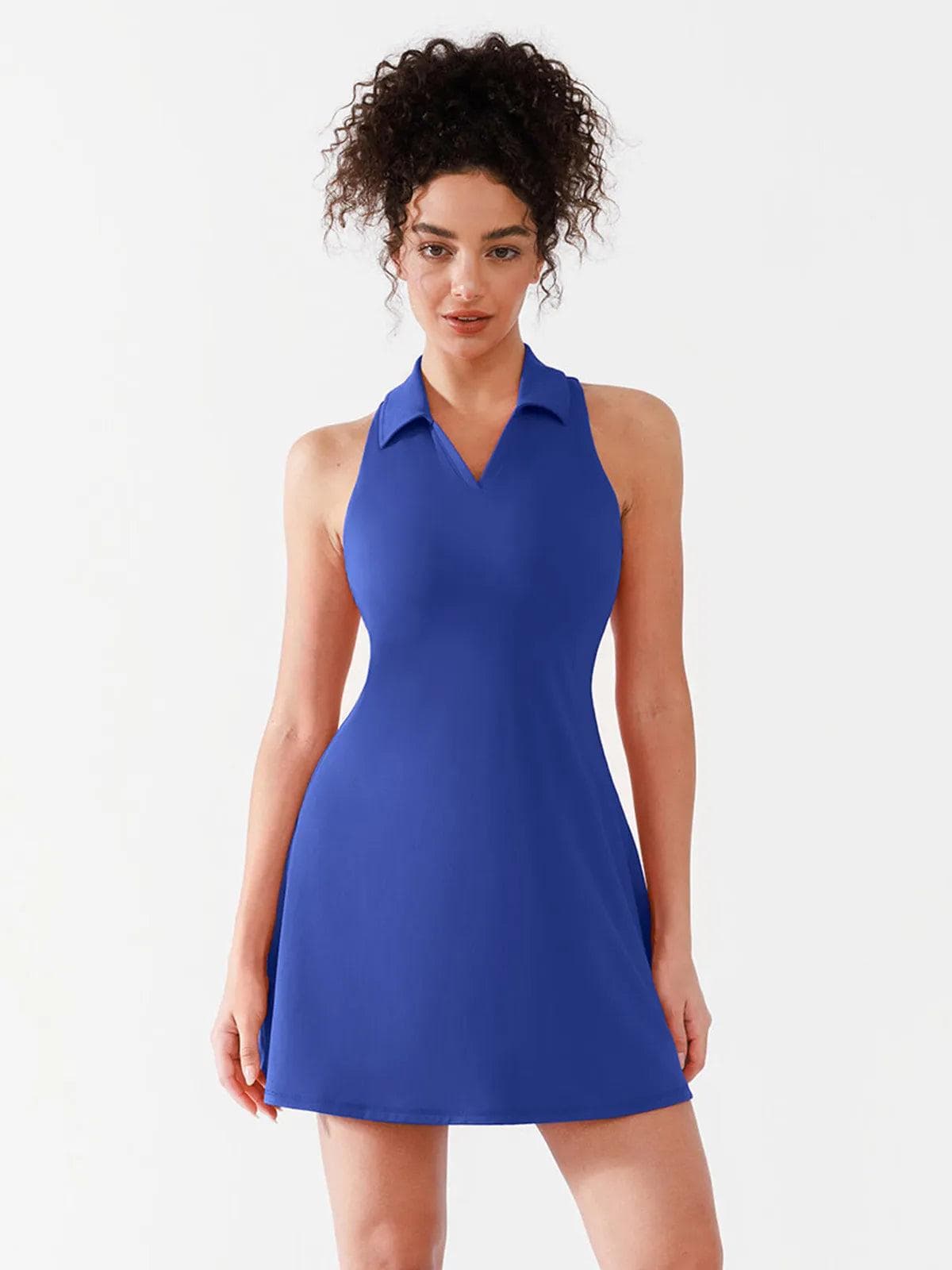 BRXL Workout Polo Collar Tennis Golf Dress