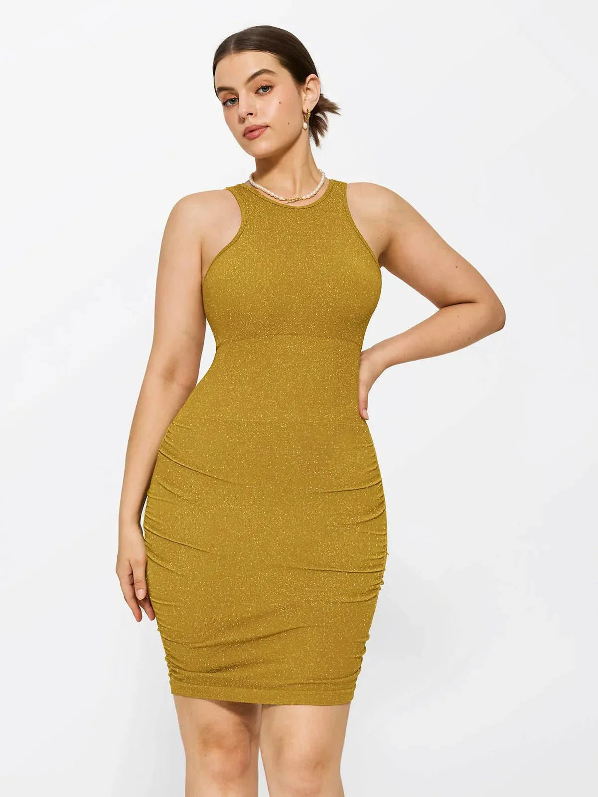 Shapewear Metallic Seamless Sculpting Dress