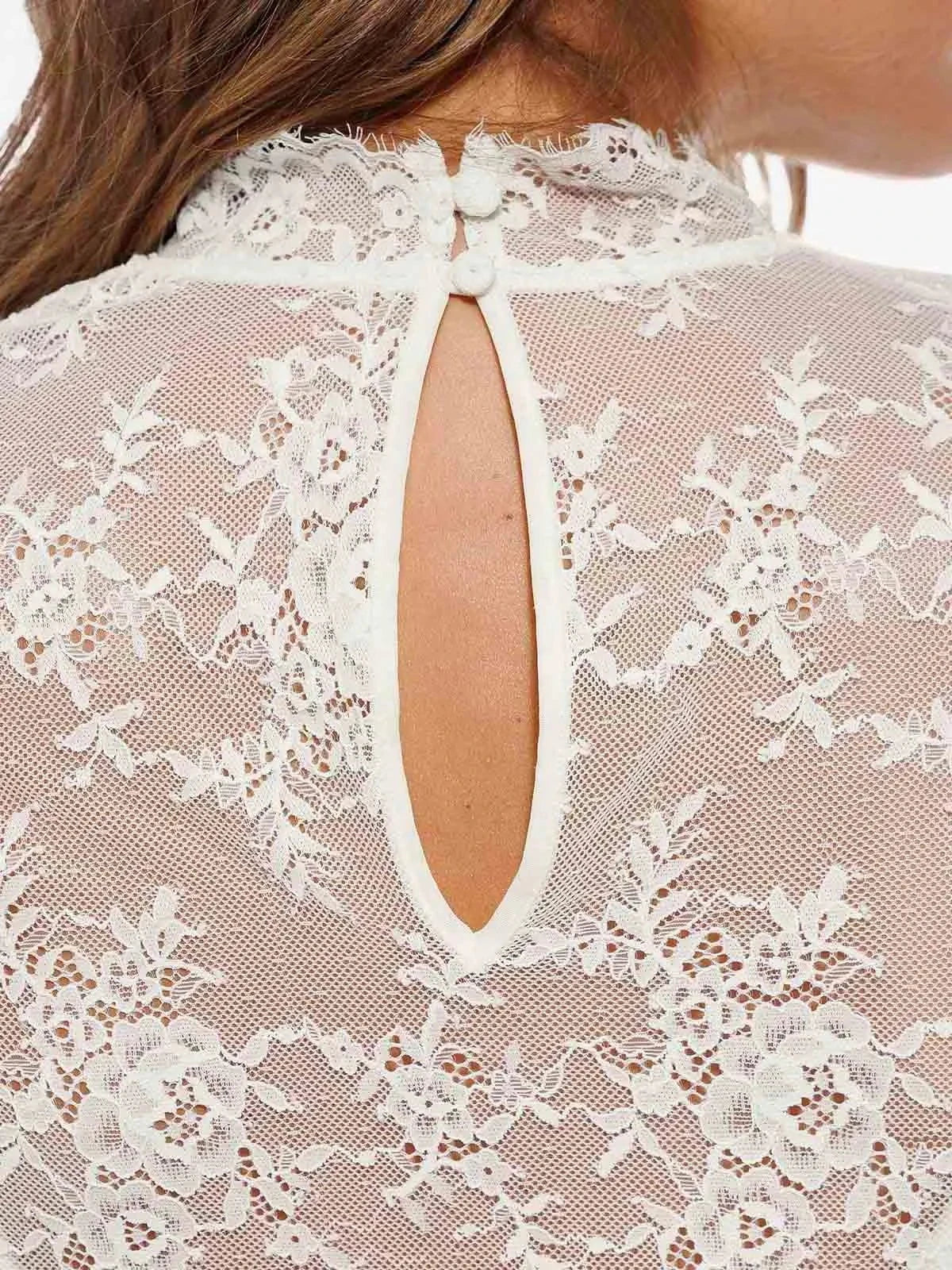 Shapewear Two-In-One Lace Overlay Sculpting Dress