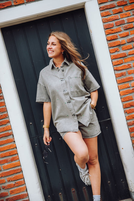 Zaar Short - Mid Grey